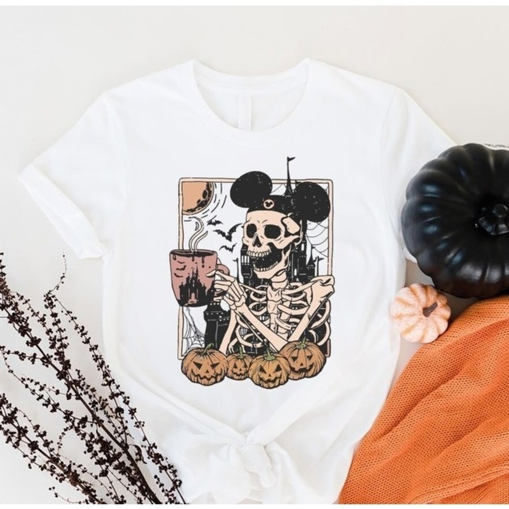 Mickey Skeleton Halloween Shirt, Halloween Pumpkin Shirt, Trick Or Treat Shirt